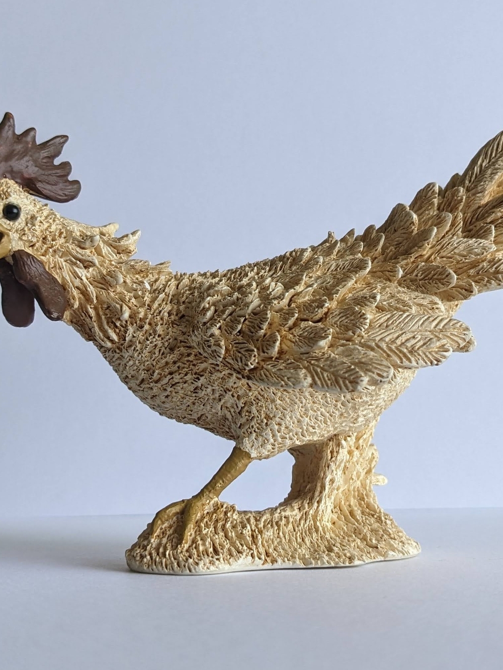 Pete Apsit Farmhouse Rooster Figurine Hand Painted Resin Chicken Rustic Country - Picture 12 of 16